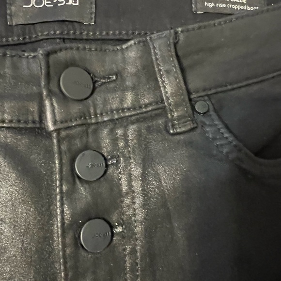 Joe’s Jeans The Callie Leather Coated High Rise Cropped Boot size 27 - Picture 2 of 4